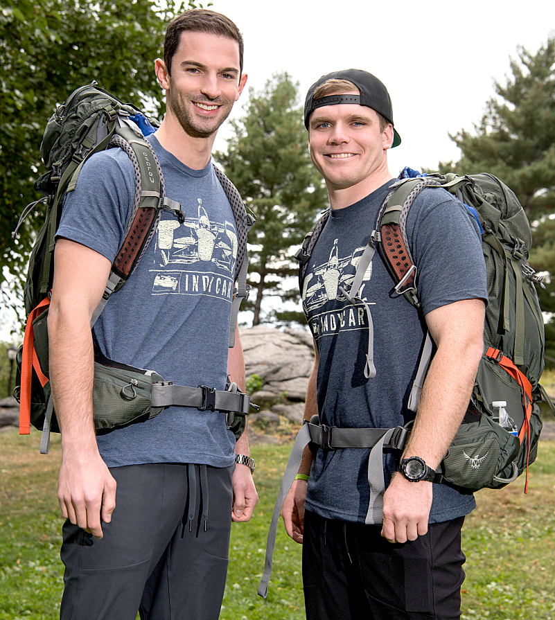 Alexander Rossi and Conor Daly