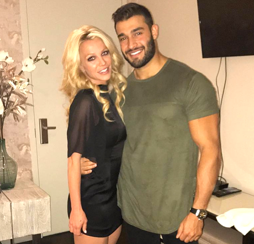 Britney Spears and Sam Asghari
