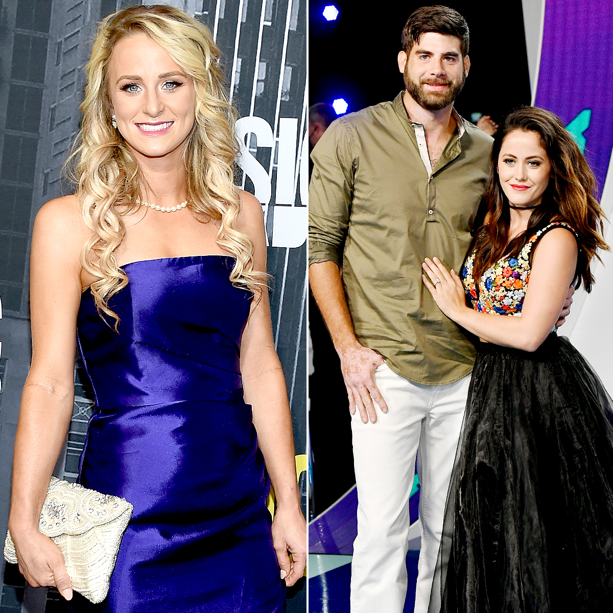 Leah Messer, David Eason and Jenelle Evans
