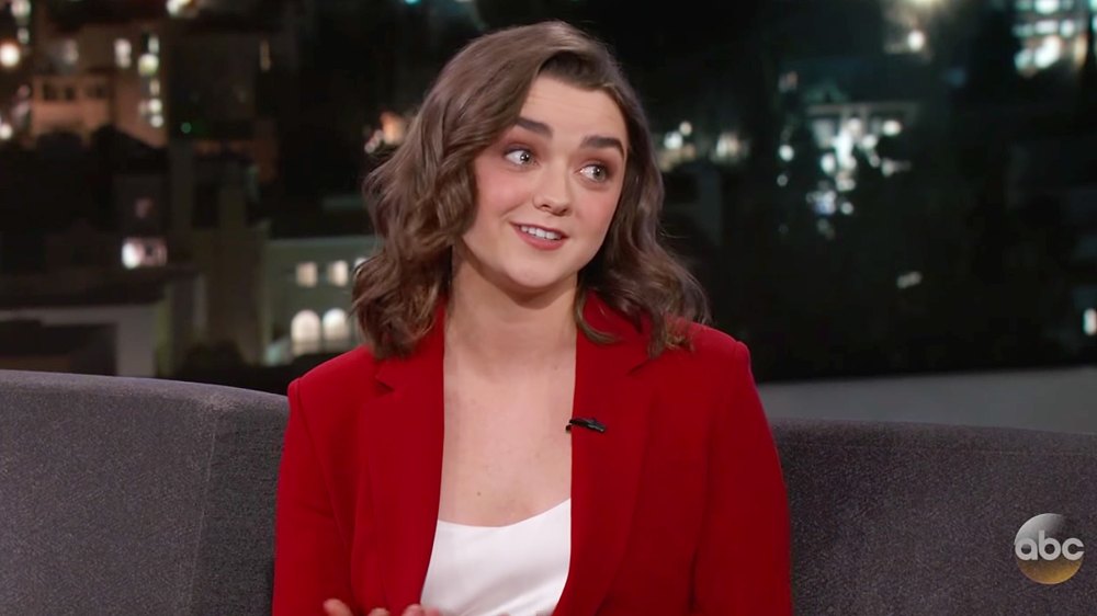 Maisie Williams Jimmy Kimmel Live