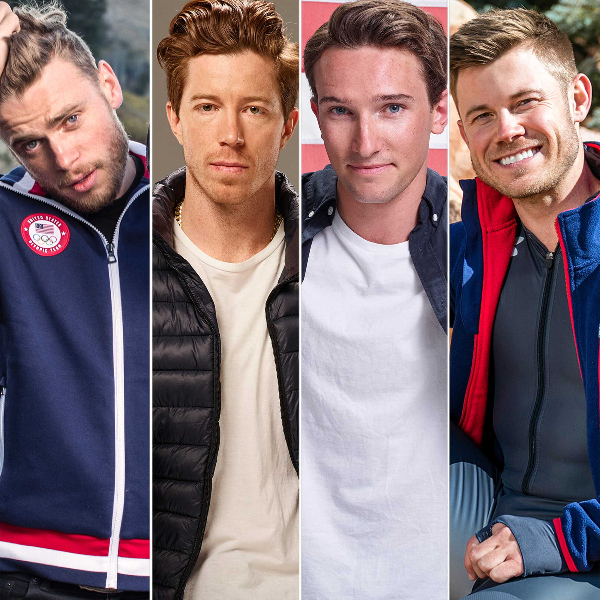 Gus Kenworthy, Shaun White, Torin Yater-Wallace, Joey Mantia