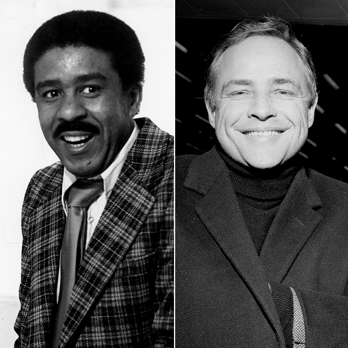 Richard Pryor and Marlon Brando