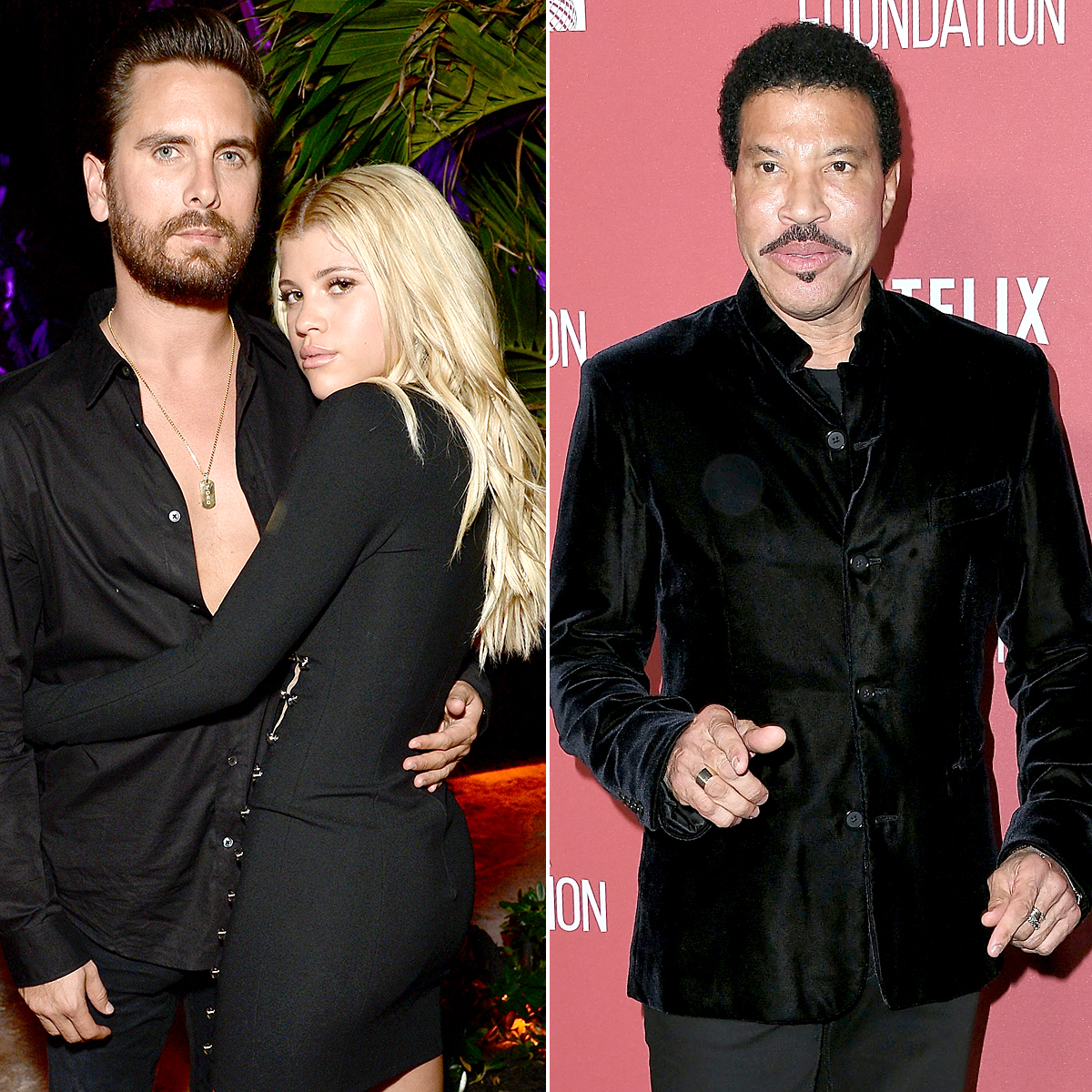 Scott Disick, Sofia Richie, and Lionel Richie