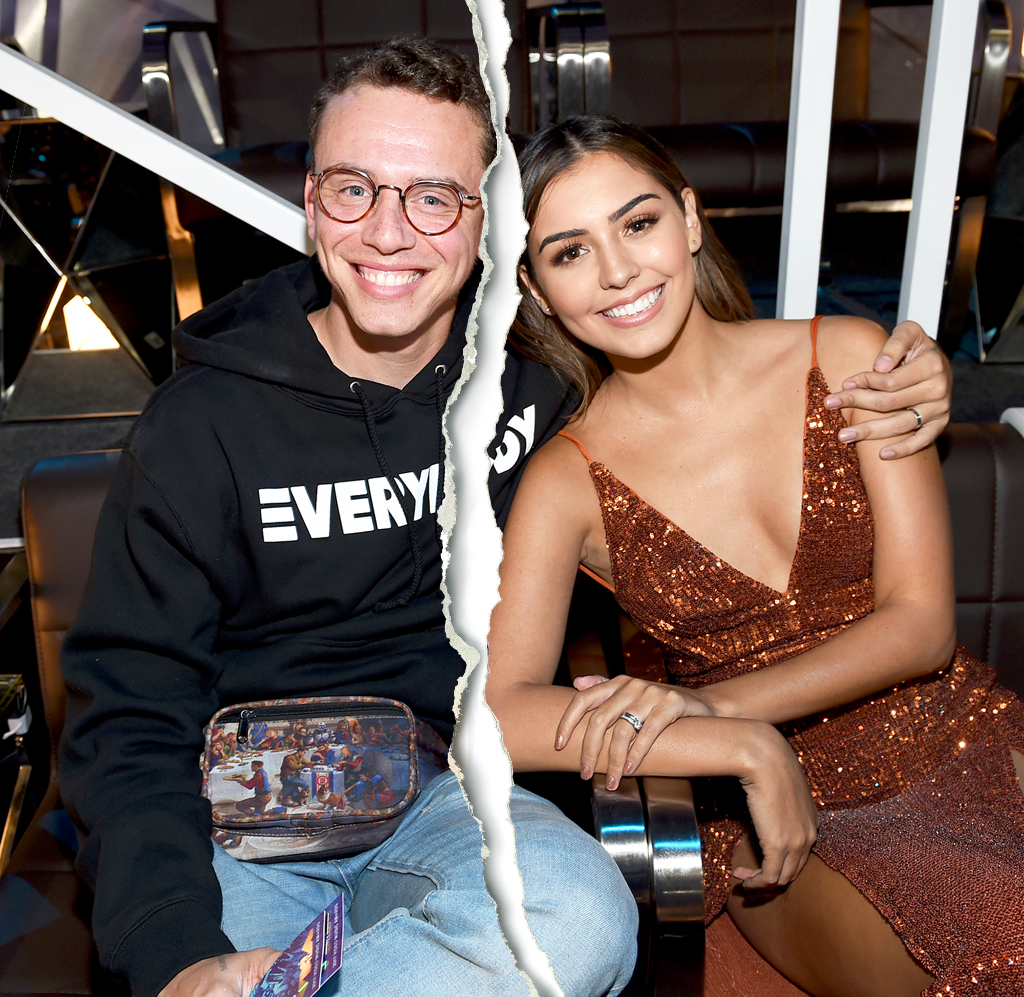 Logic and Jessica Andrea attend the 2017 MTV Video Music Awards at The Forum in Inglewood, California.