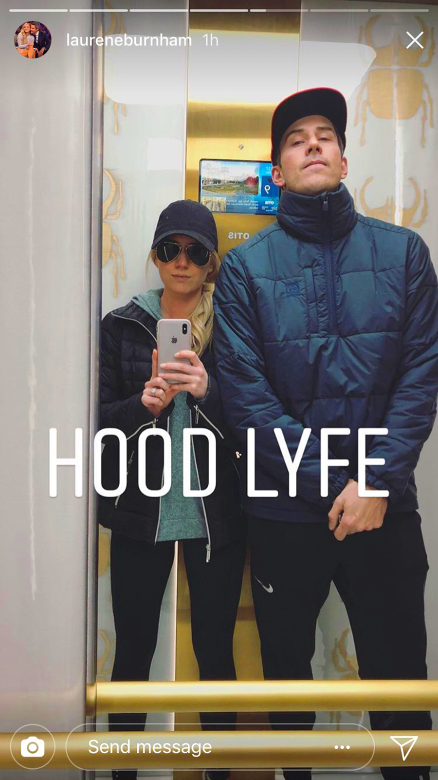 Arie Luyendyk Jr. and Lauren Burnham travel social media