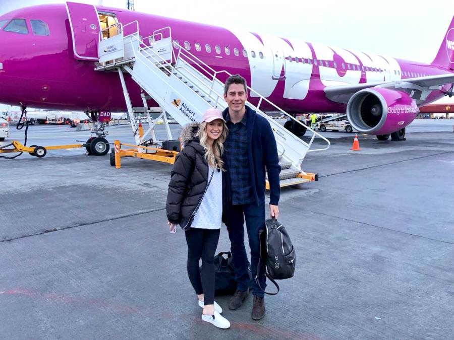 Arie Luyendyk Jr. and Lauren Burnahm Airplane