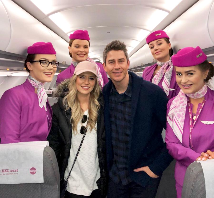 Arie Luyendyk Jr. and Lauren Burnahm Flight Attendants