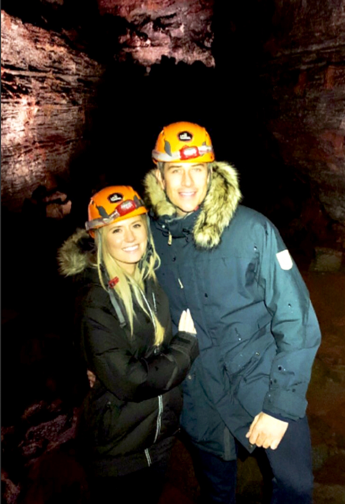 Arie Luyendyk Jr. and Lauren Burnahm Tunnel