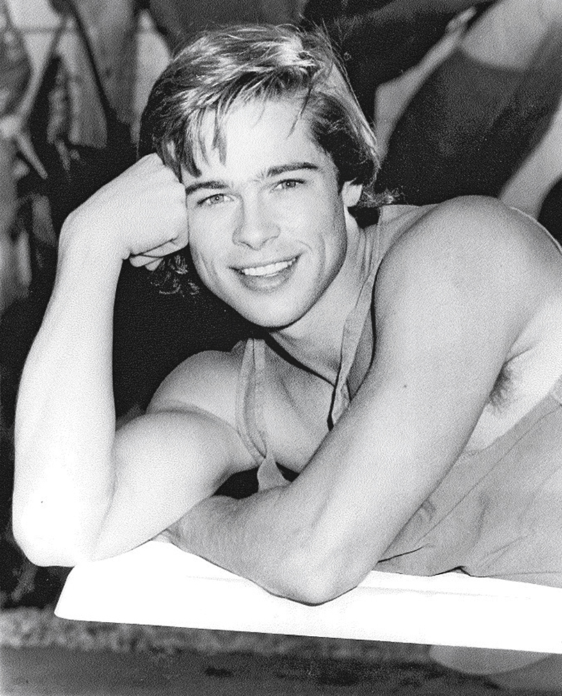 retro Brad Pitt photoshoot