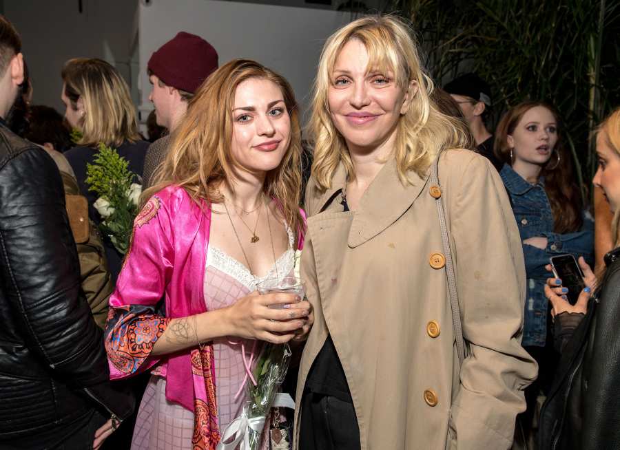 Frances Bean Cobain and Courtney Love