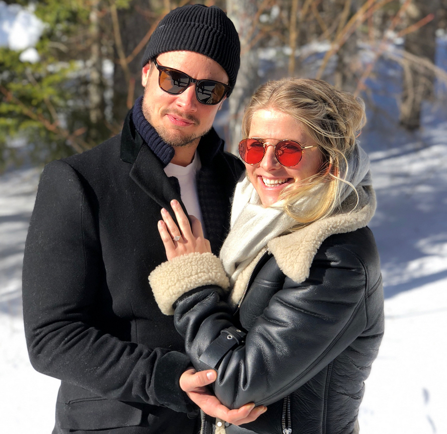 Dean Sheremet and Vanessa Black engaged