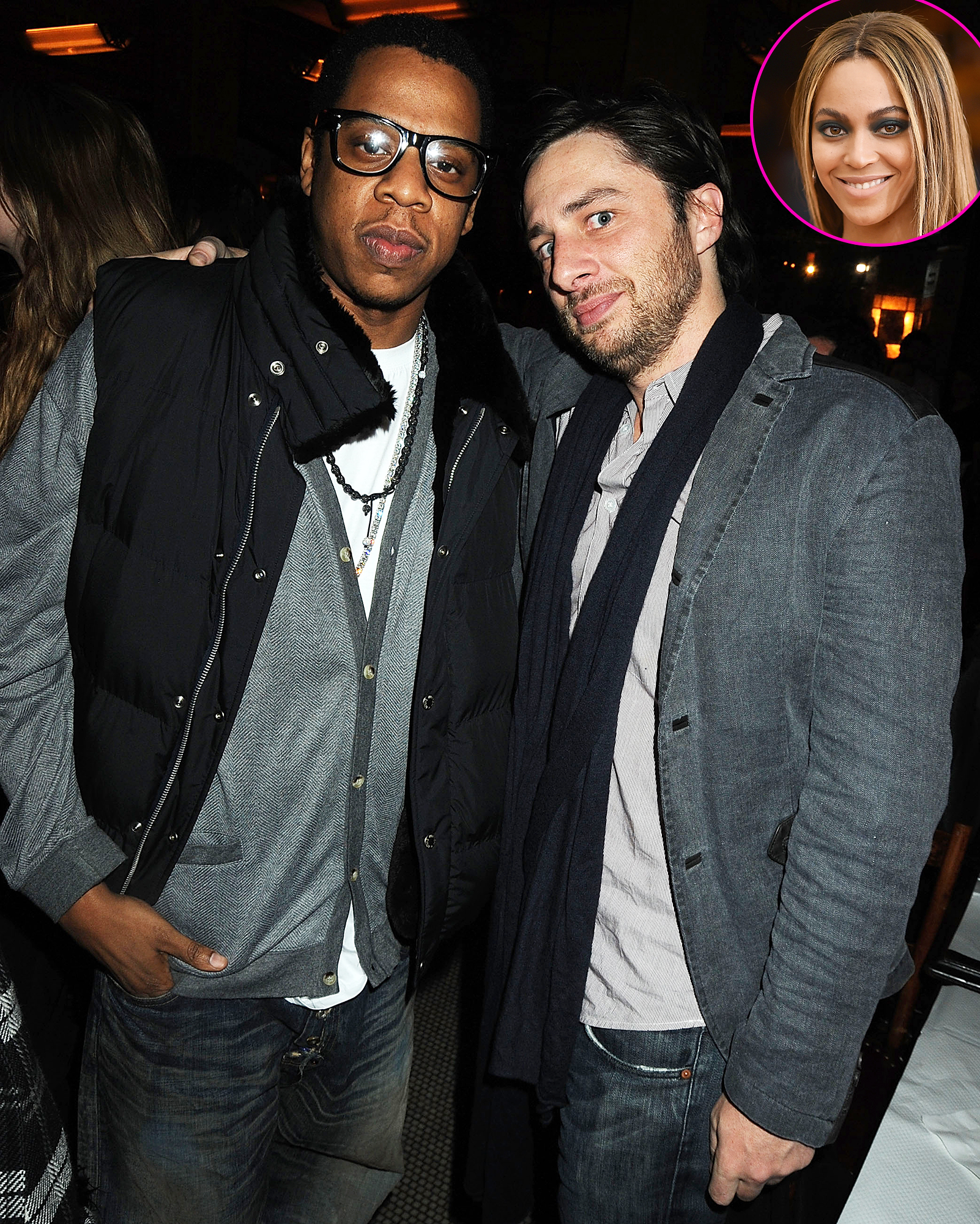 Zach Braff Teases He Bit Beyonce
