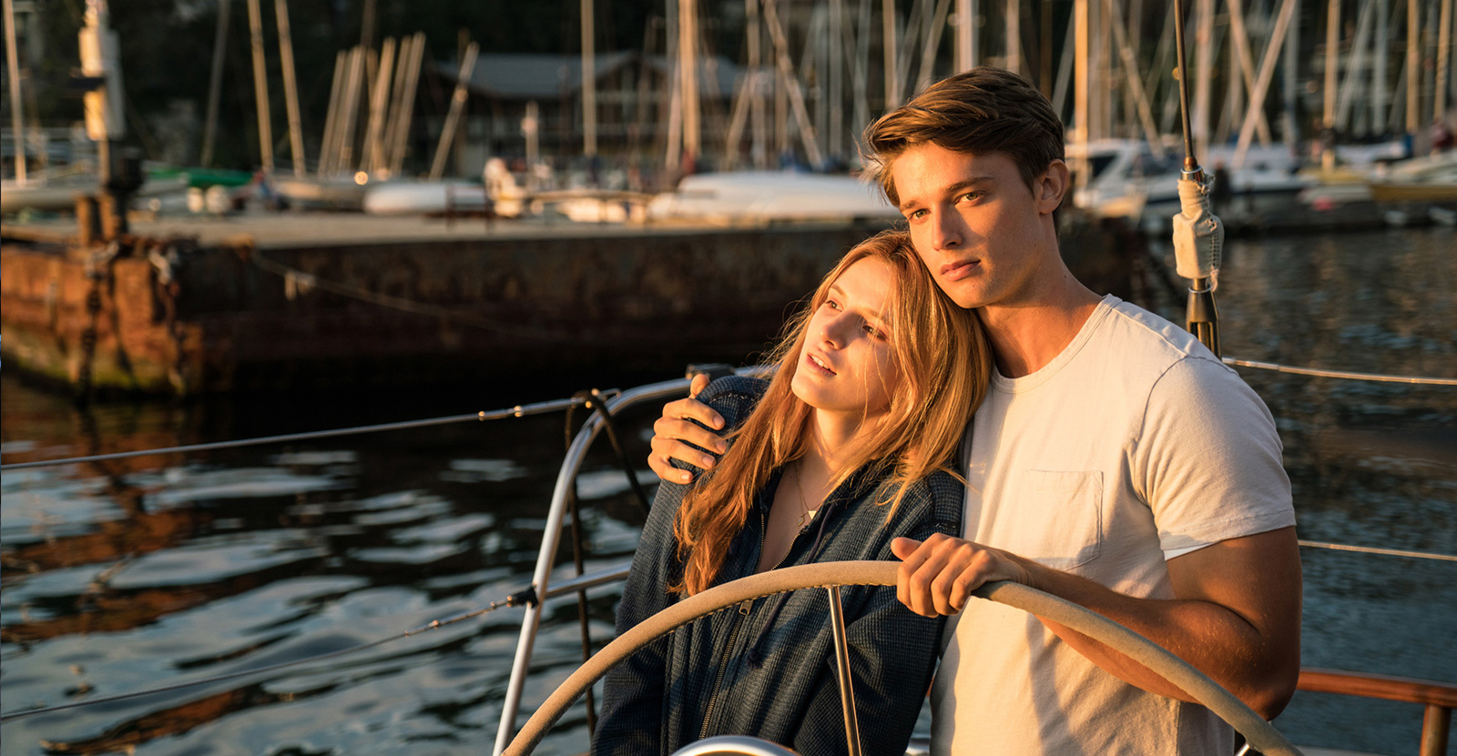 Bella Thorne and Patrick Schwarzenegger in 'Midnight Sun.'