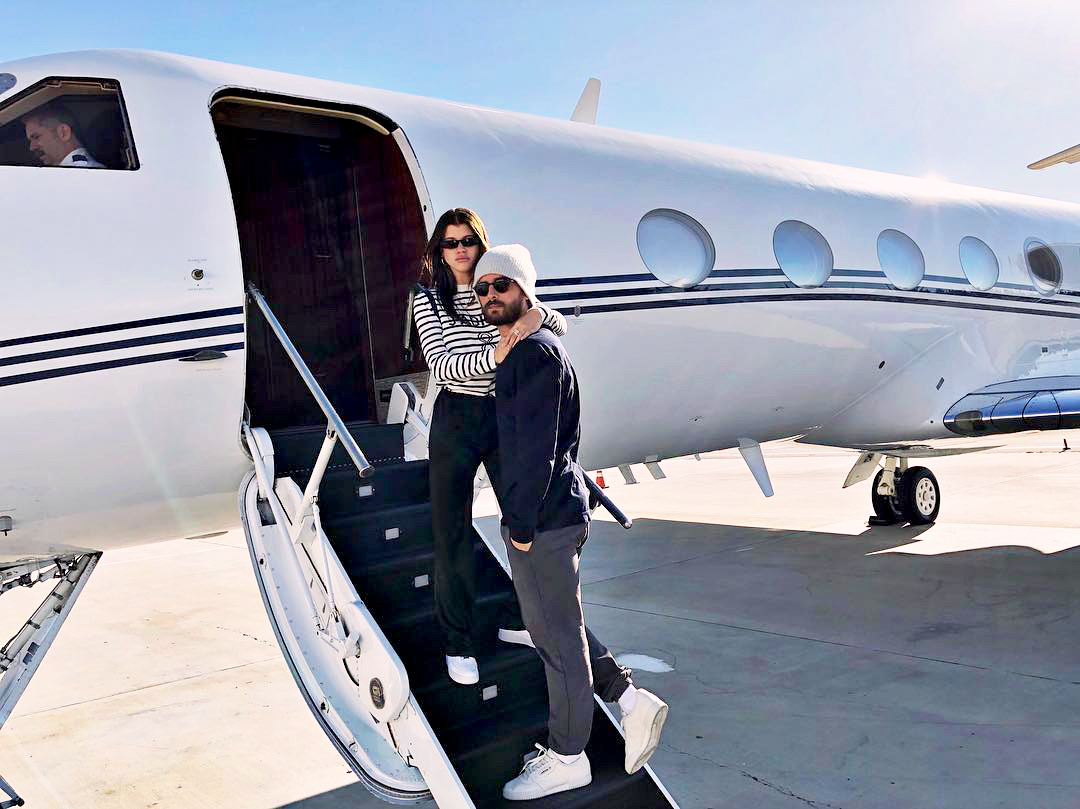 Sofia Richie and Scott Disick