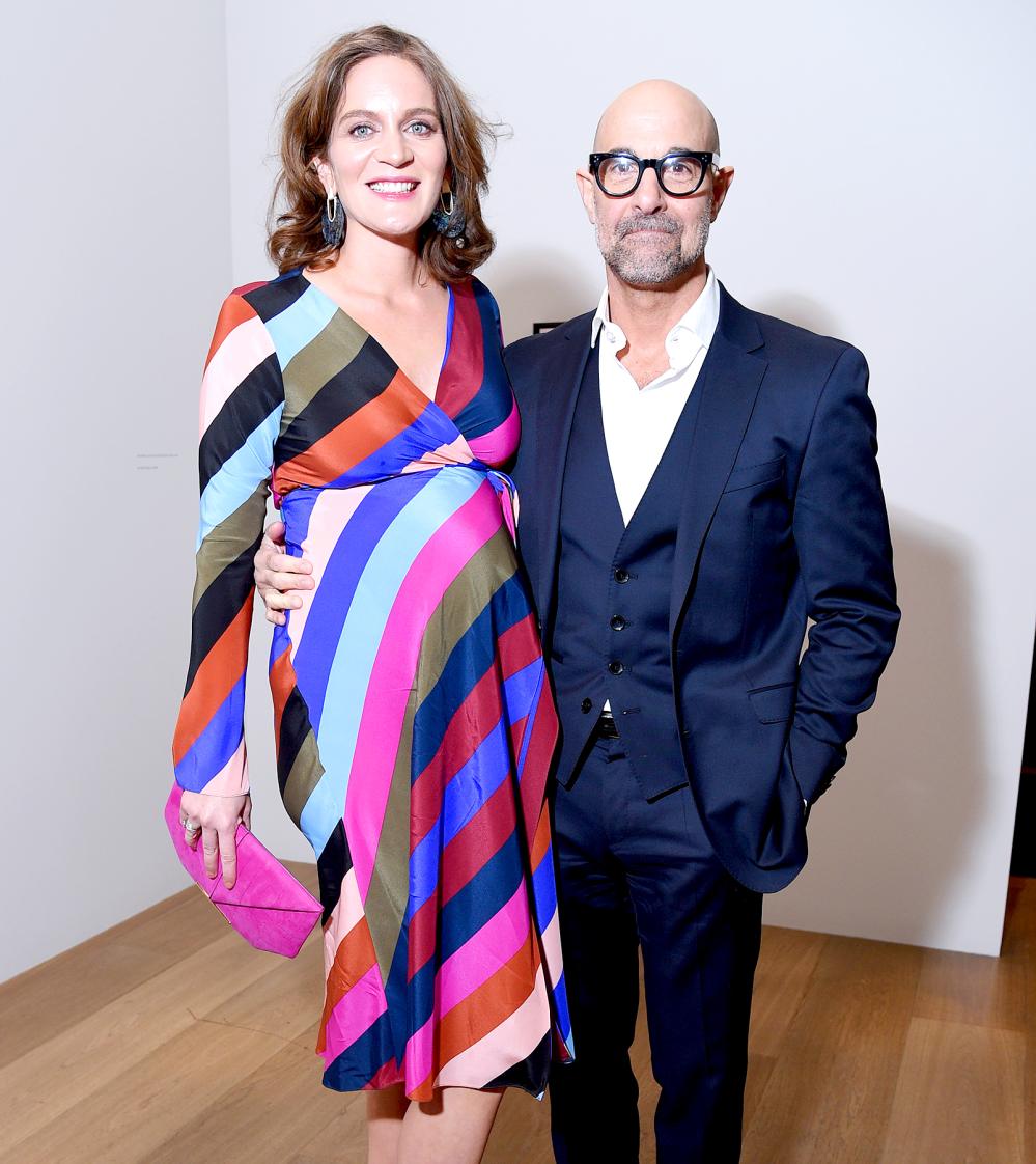 Stanley-Tucci-Felicity-Blunt-expecting