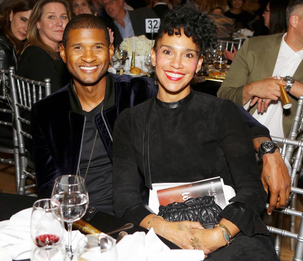 Usher Grace Miguel split