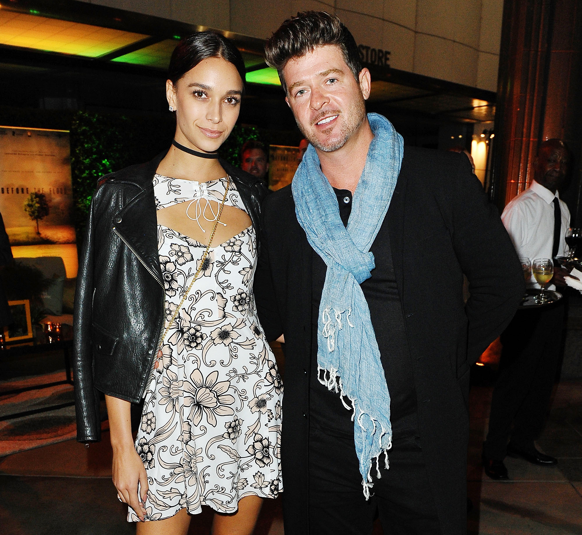Robin Thicke April Love Geary breastfeeding photo