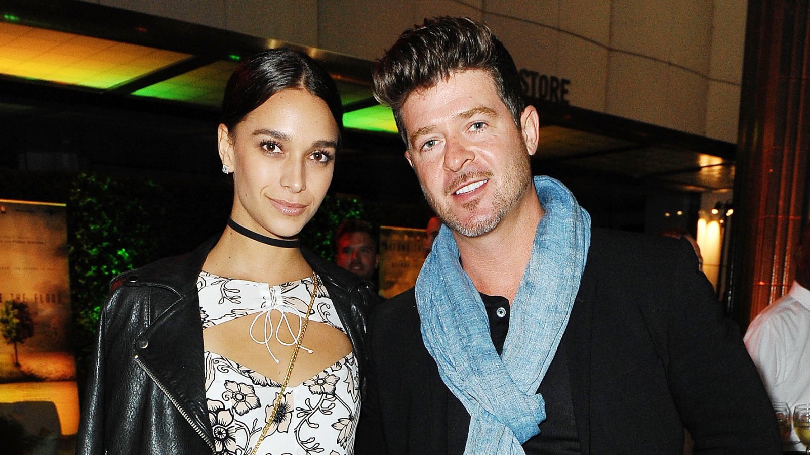 Robin Thicke April Love Geary breastfeeding photo