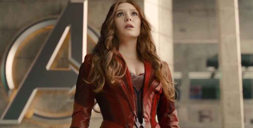 Elizabeth Olsen avengers cleavage