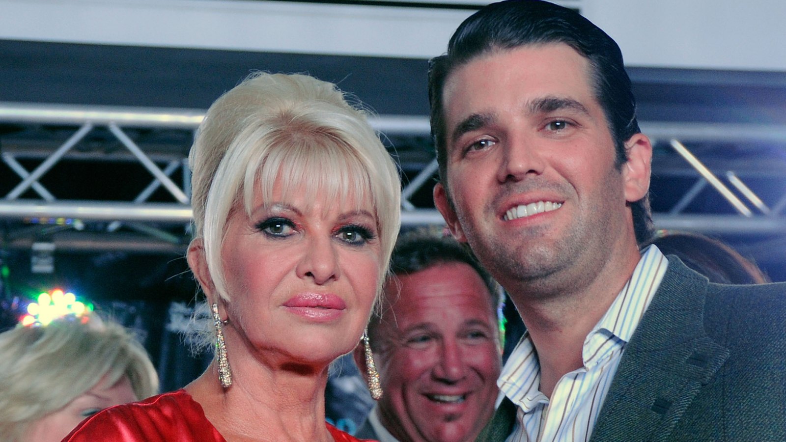 Ivana Trump and her son Donald Trump Jr.