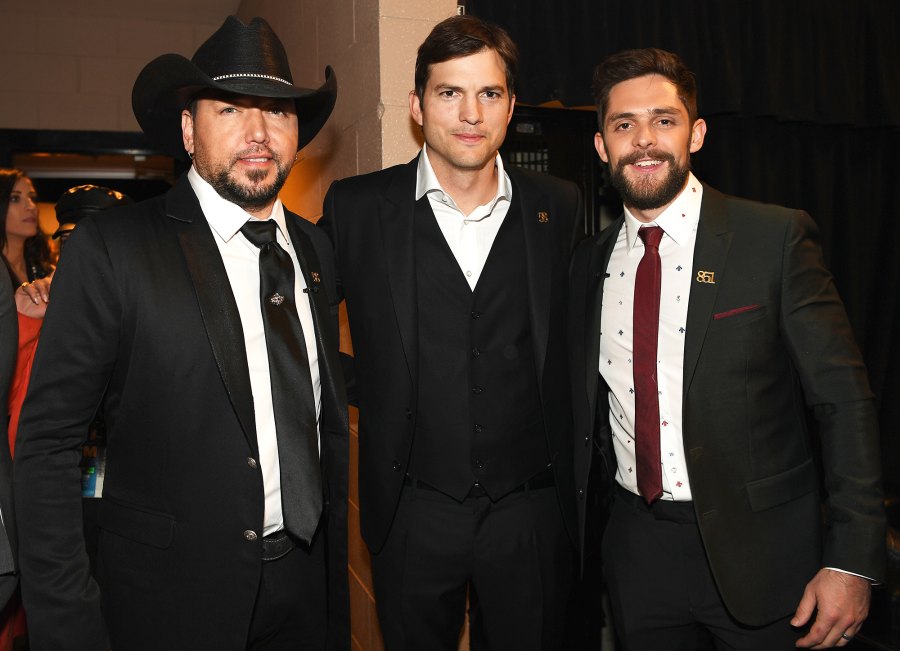 Jason Aldean, Ashton Kutcher, and Thomas Rhett ACMs