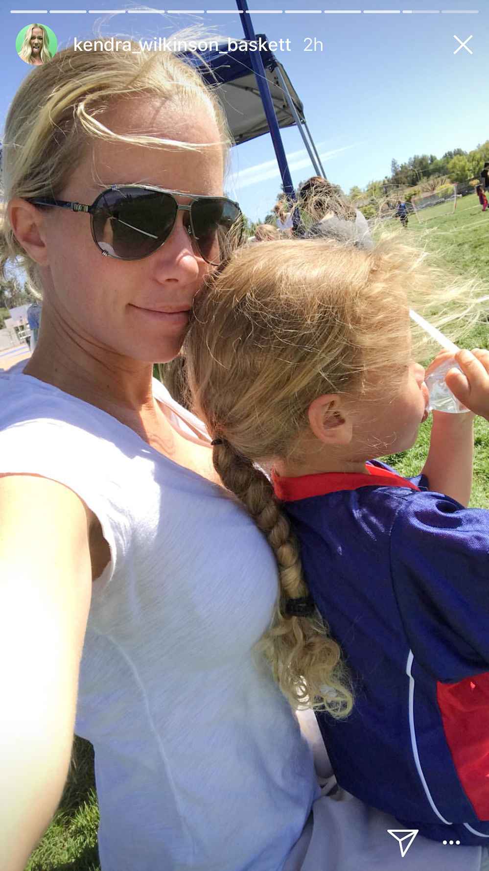 Kendra Wilkinson Baskett, Hank Baskett, Divorce, Alijah, Soccer Game