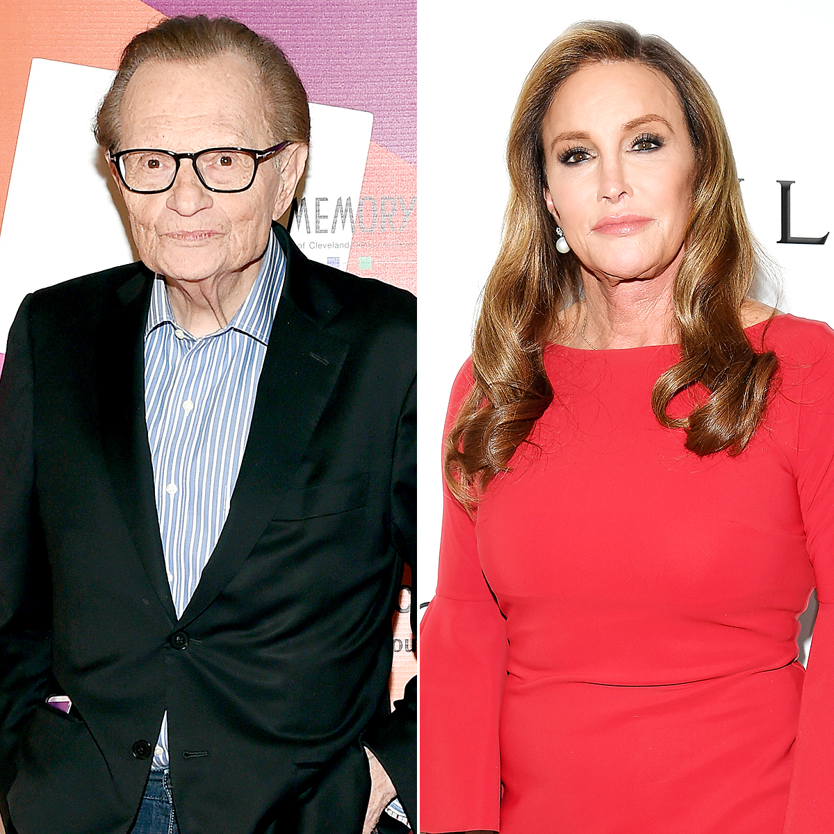 Larry King and Caitlyn Jenner
