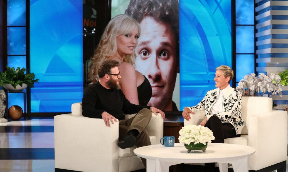 seth rogen ellen stormy daniels