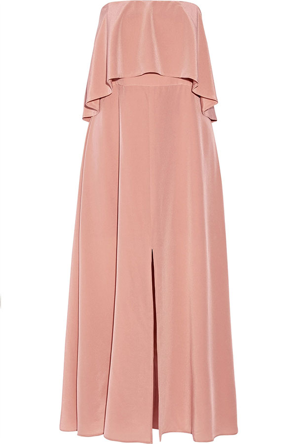 Zimmermann blush strapless dress