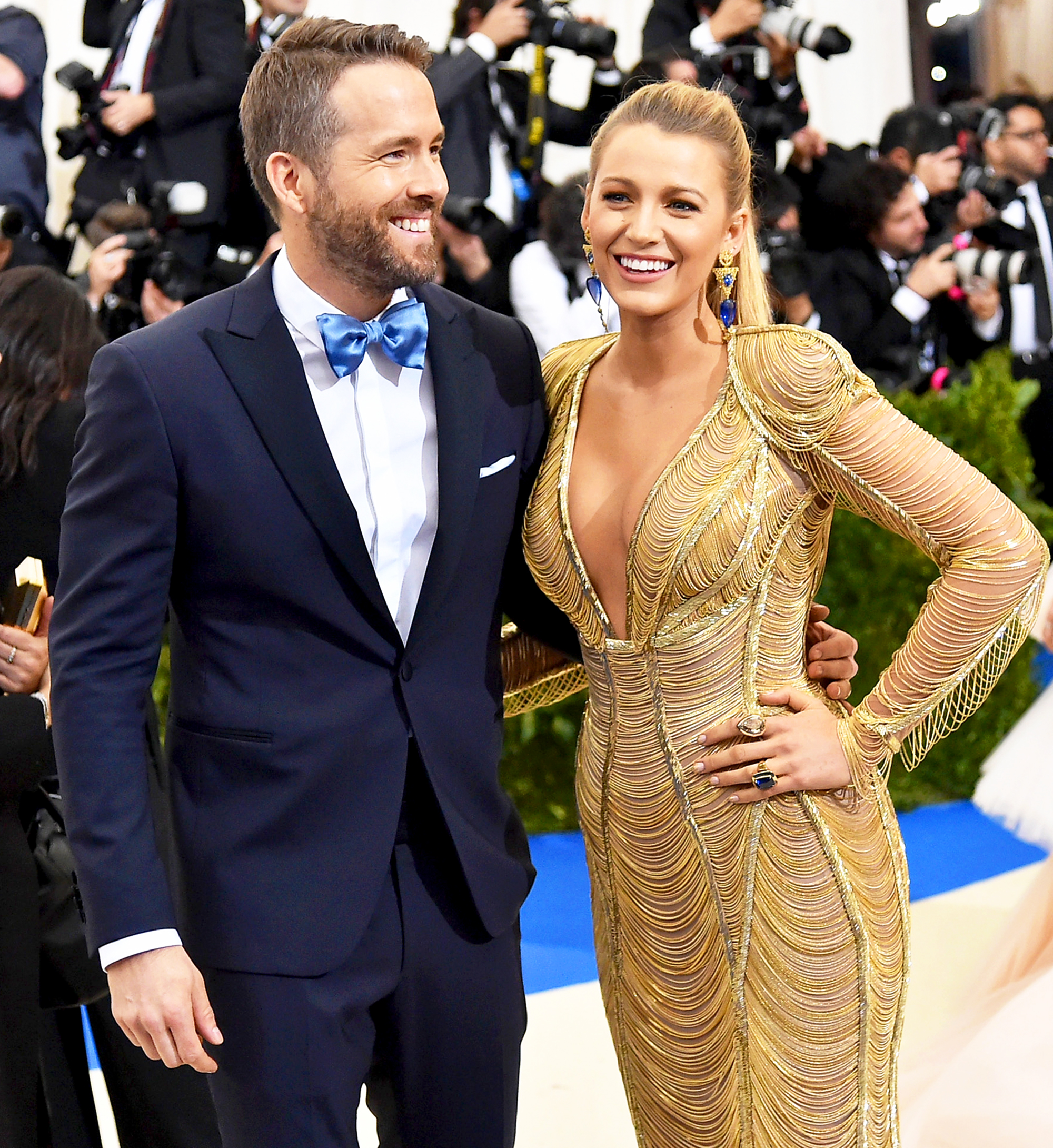 Ryan Reynolds and Blake Lively attend the "Rei Kawakubo/Comme des Garcons: Art Of The In-Between" Costume Institute Gala at Metropolitan Museum of Art on May 1, 2017 in New York City.