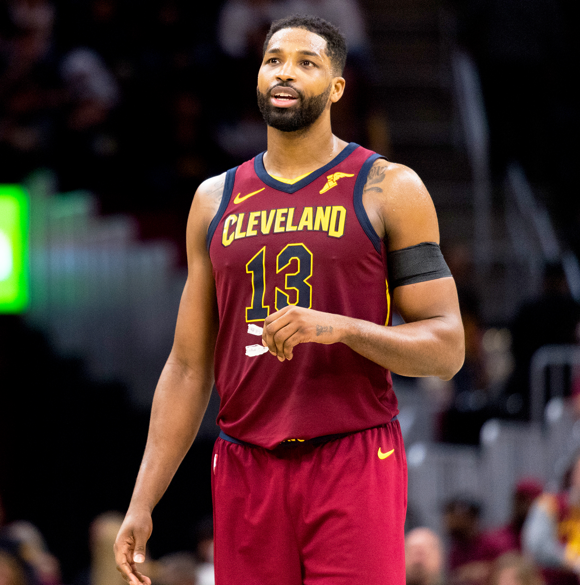 Tristan Thompson #13 of the Cleveland Cavaliers