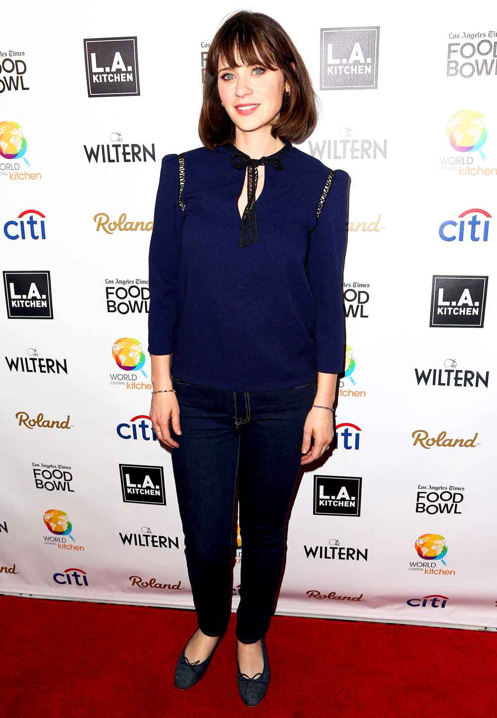 Zooey Deschanel attends the The Power Of Food An Evening With Jose Andres And Friends at The Wiltern on May 1, 2018 in Los Angeles, California.