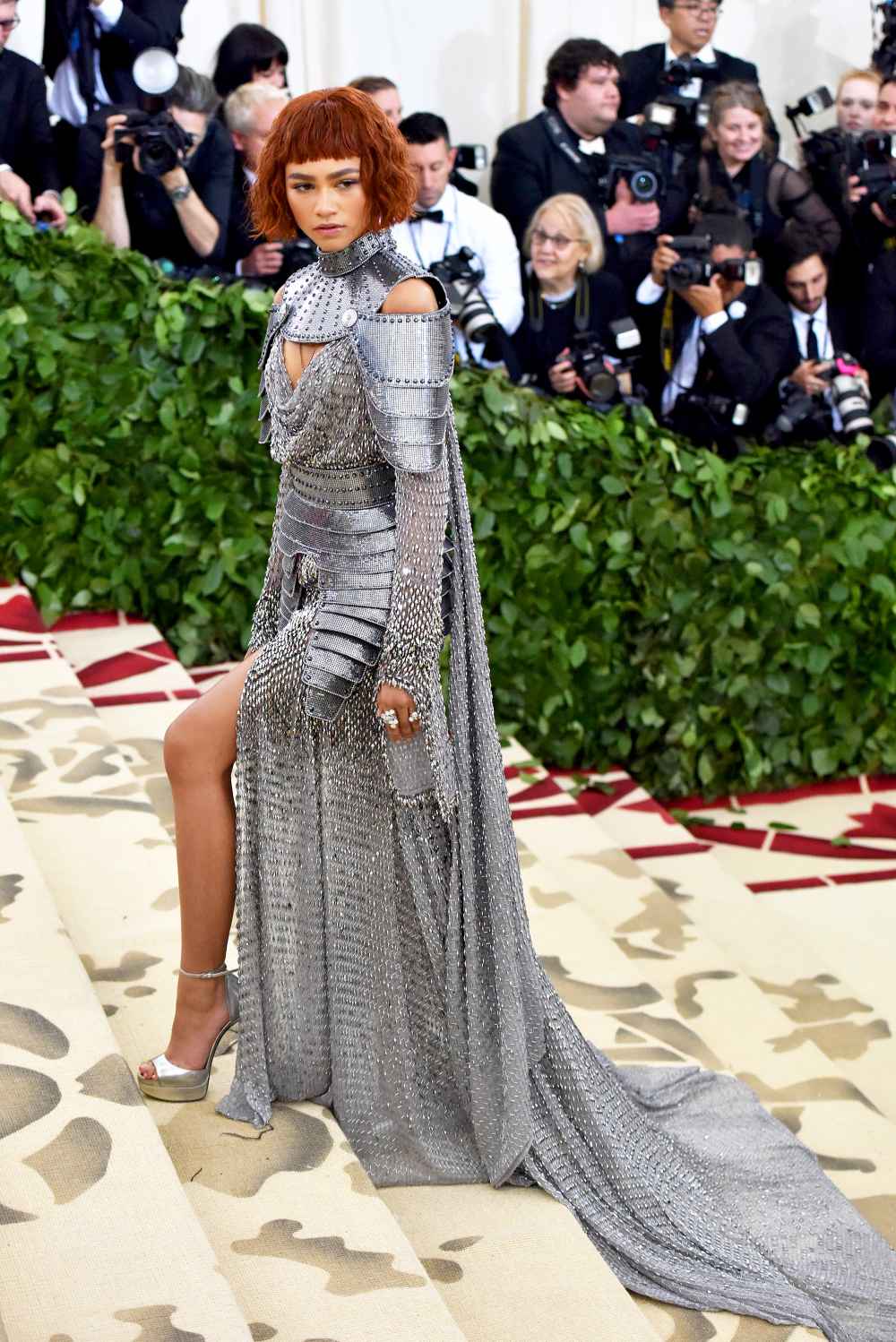 Zendaya attends the Heavenly Bodies: Fashion & The Catholic Imagination Costume Institute Gala at The Metropolitan Museum of Art on May 7, 2018 in New York City.