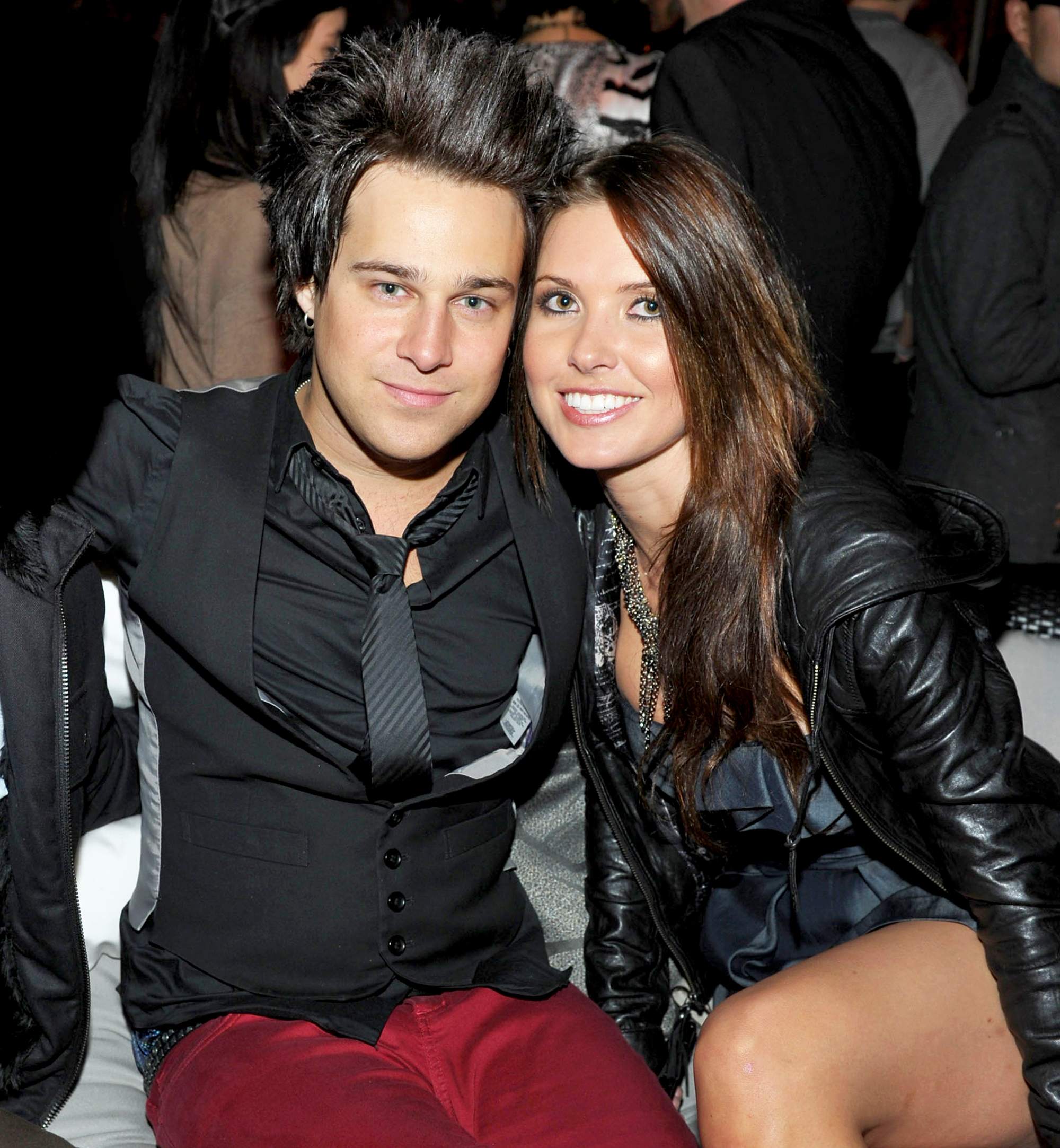 Ryan Cabrera and Audrina Patridge attend the grand 2010 opening party for Delphine restaurant at W Hollywood Hotel & Residences in Hollywood, California.