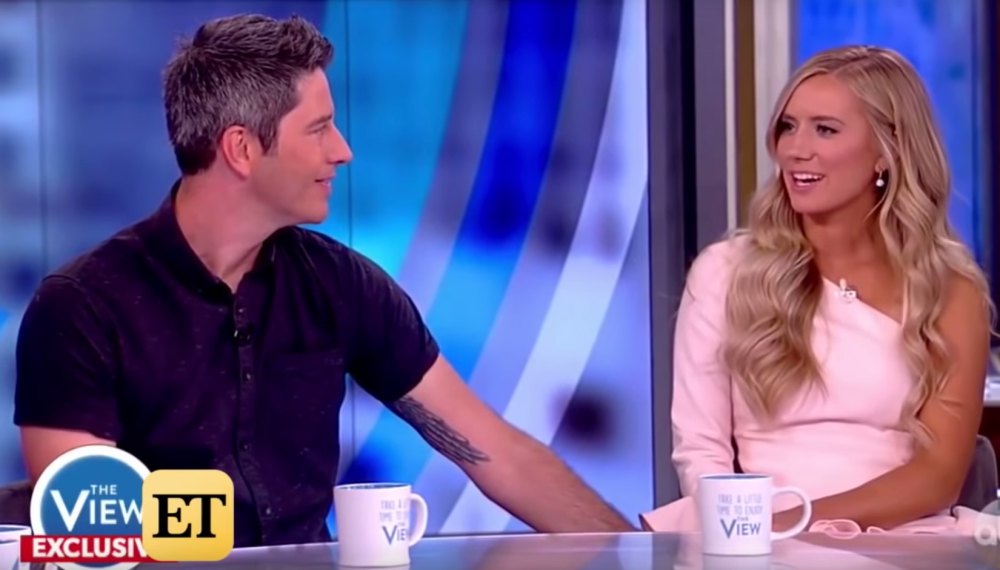 Arie Luyendyk Jr. and Lauren Burnham on 'The View.'