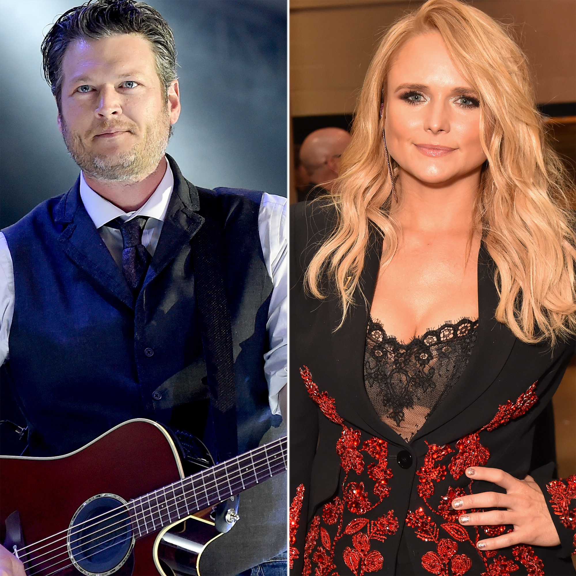 Blake Shelton and Miranda Lambert
