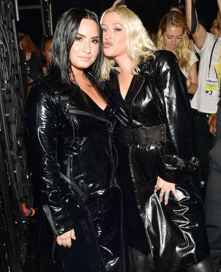 Demi Lovato Christina Aguilera Billboard Music Awards 2018