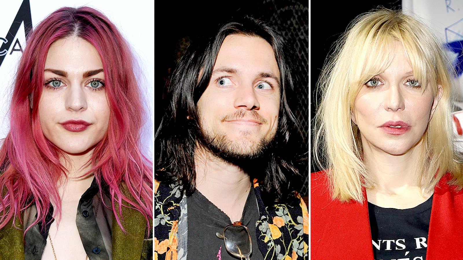 Frances Bean Cobain, Isaiah Silva, and Courtney Love