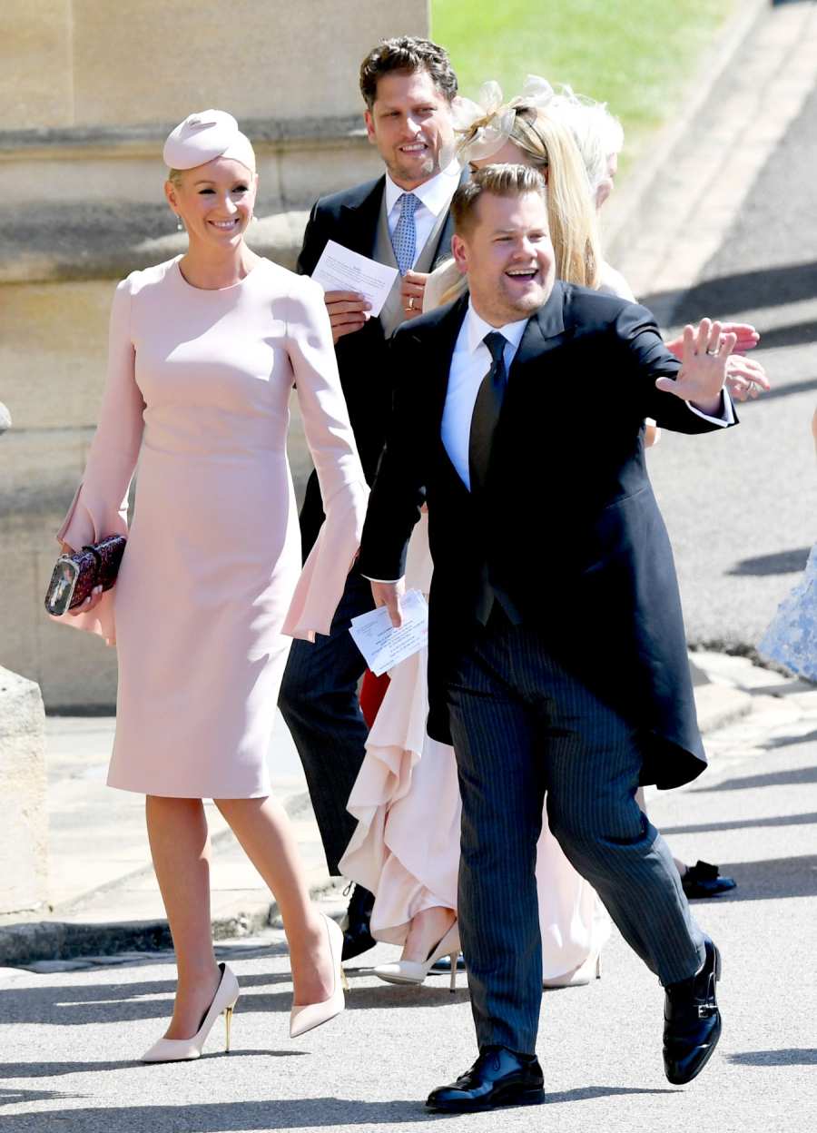 Julia Carey and James Corden RW