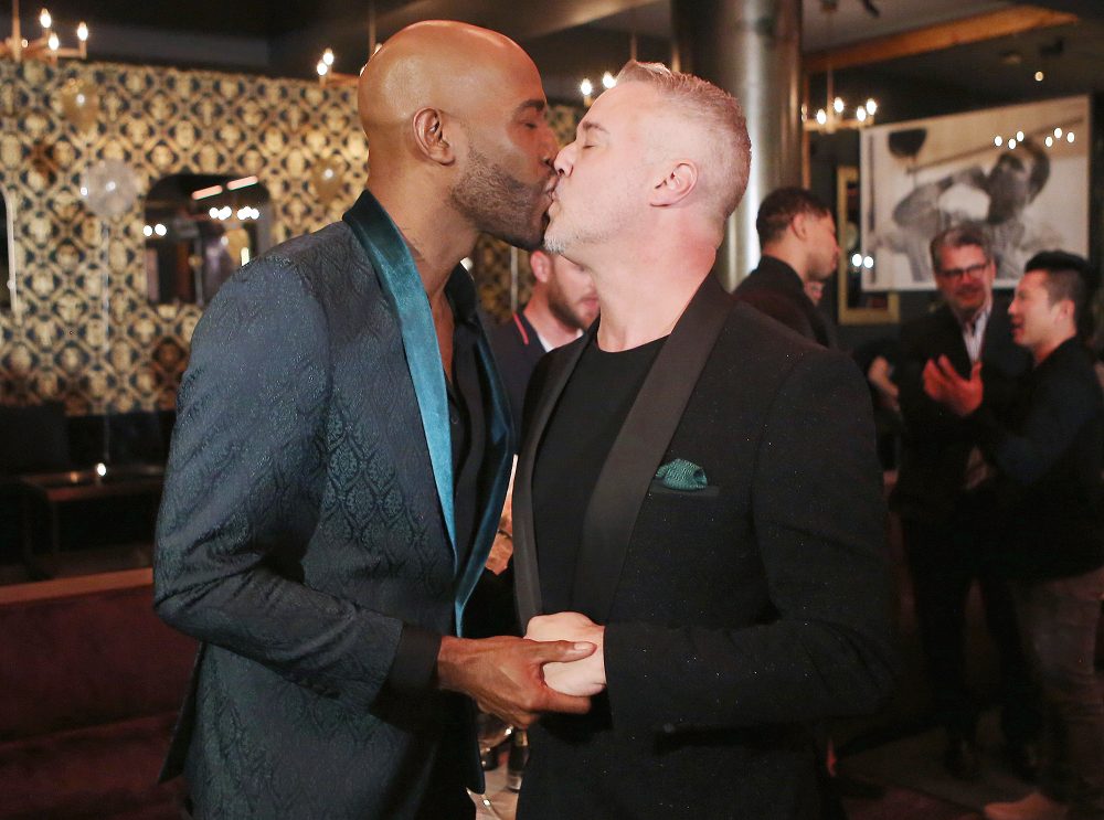 Karamo Brown Ian Jordan engaged kiss