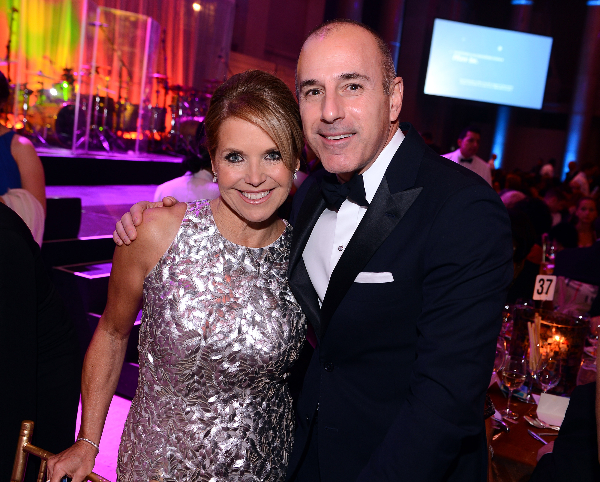Katie Couric and Matt Lauer