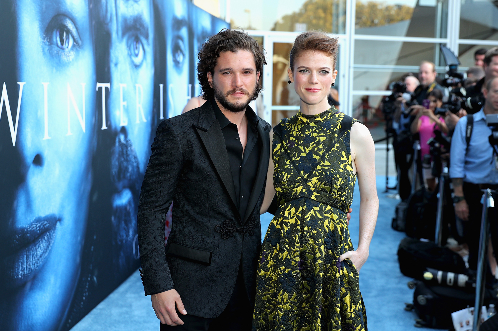Kit Harington and Rose Leslie