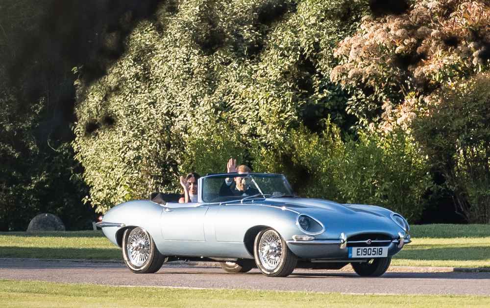 Prince Harrry, Duke of Sussex and Meghan, Duchess of Sussex depart Windsor Castle