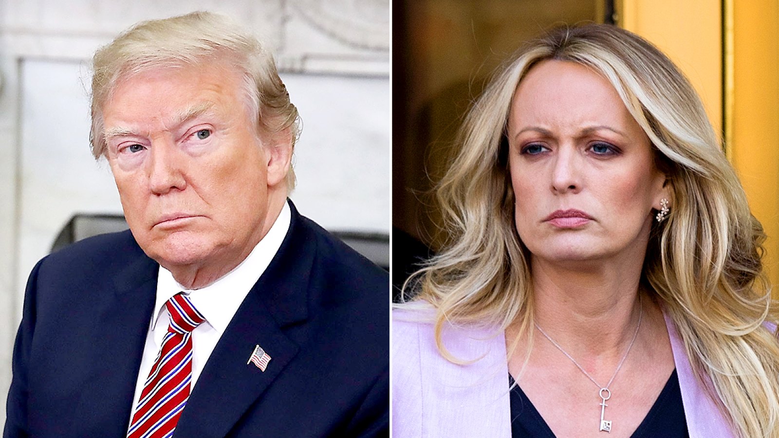 Donald Trump and Stormy Daniels