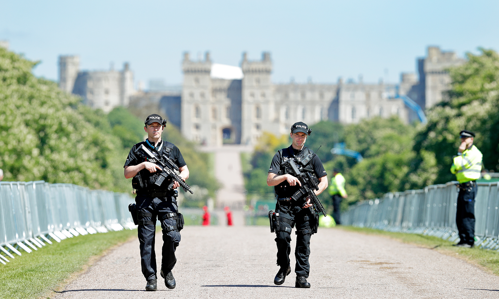 Police Patrol Royal Wedding Windsor Castle