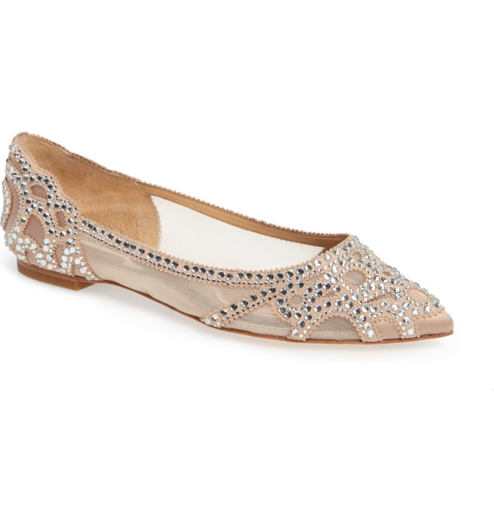 Badgley Mischa crystal flats