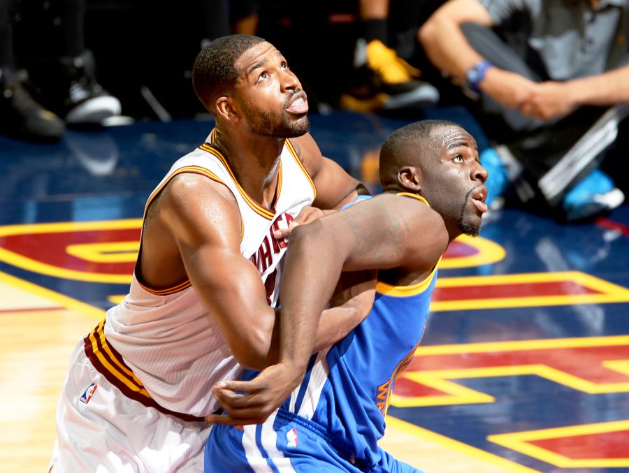 Tristan Thompson and Draymond Green