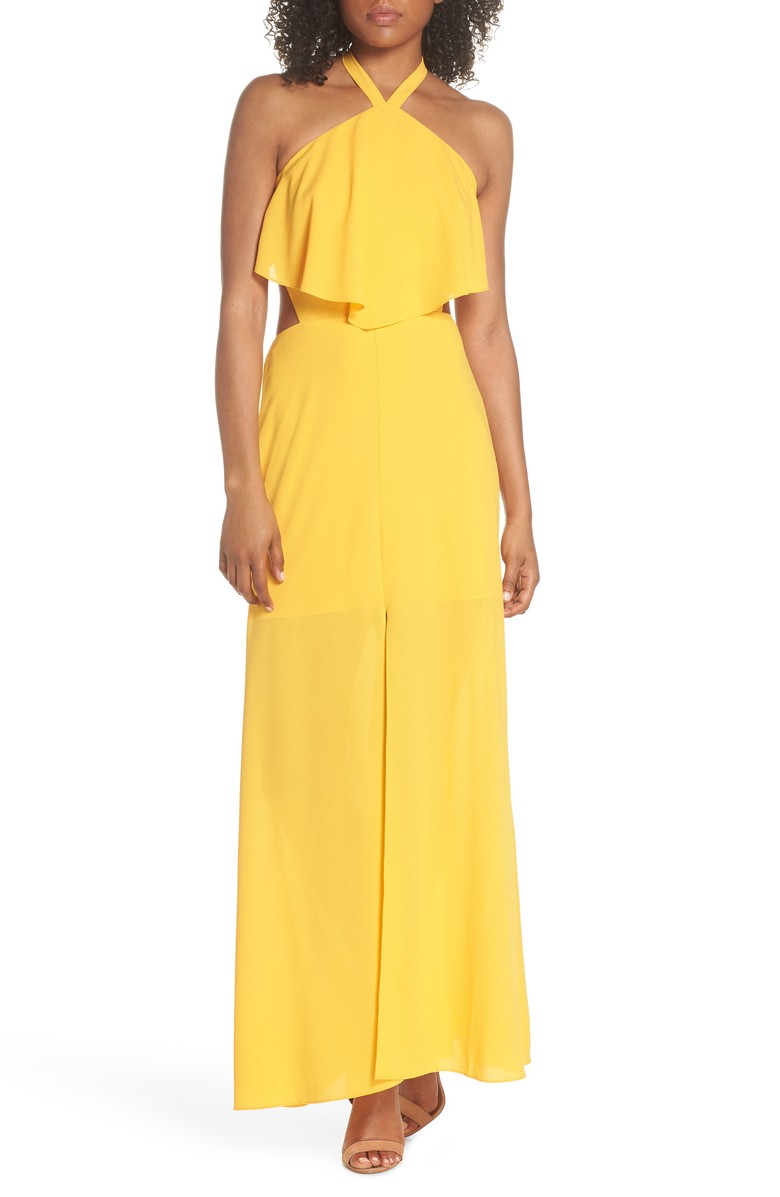 ALI & JAY Beach Club Afternoons Halter Maxi Dress