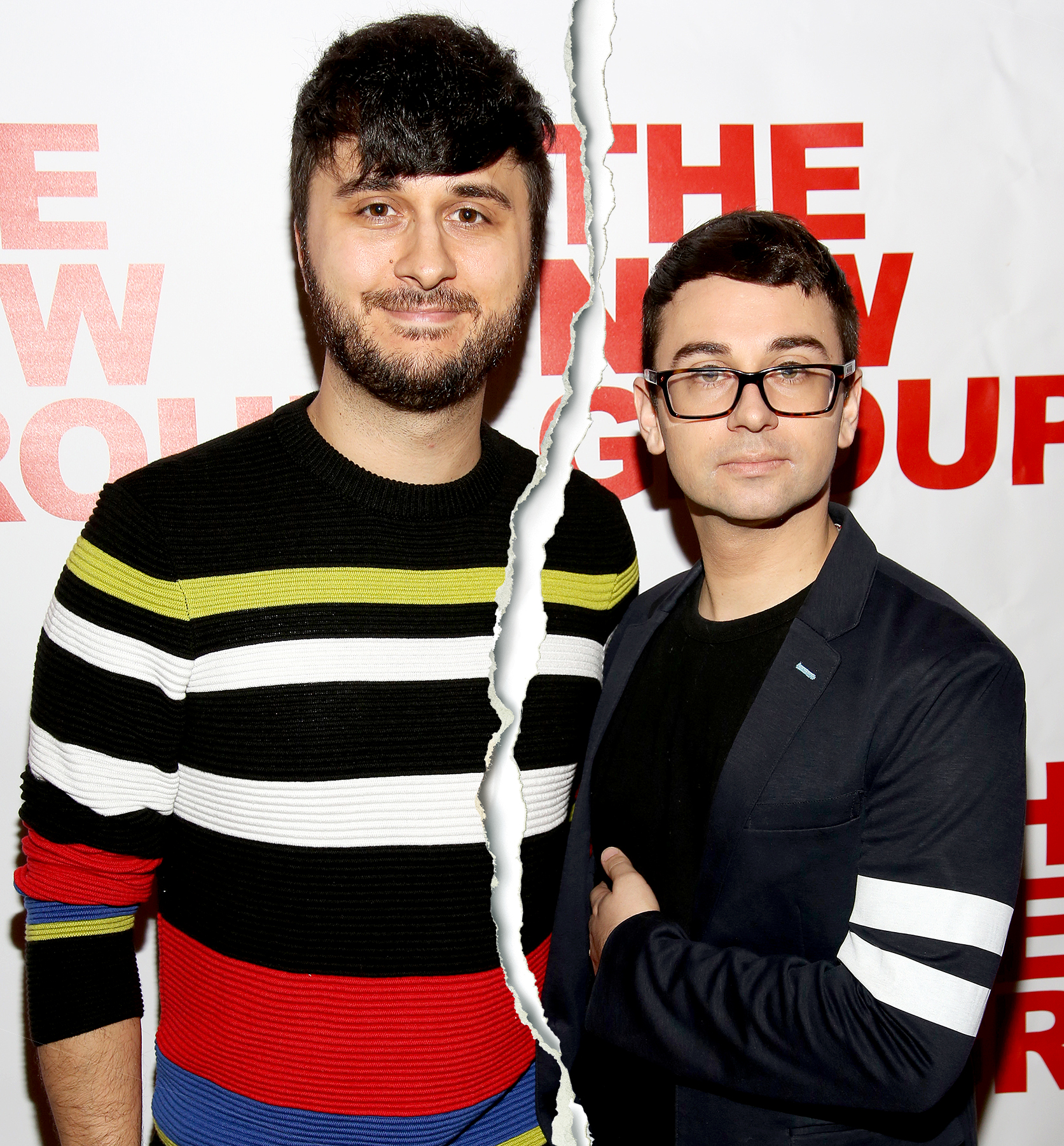 Christian-Siriano,-Brad-Walsh-Split