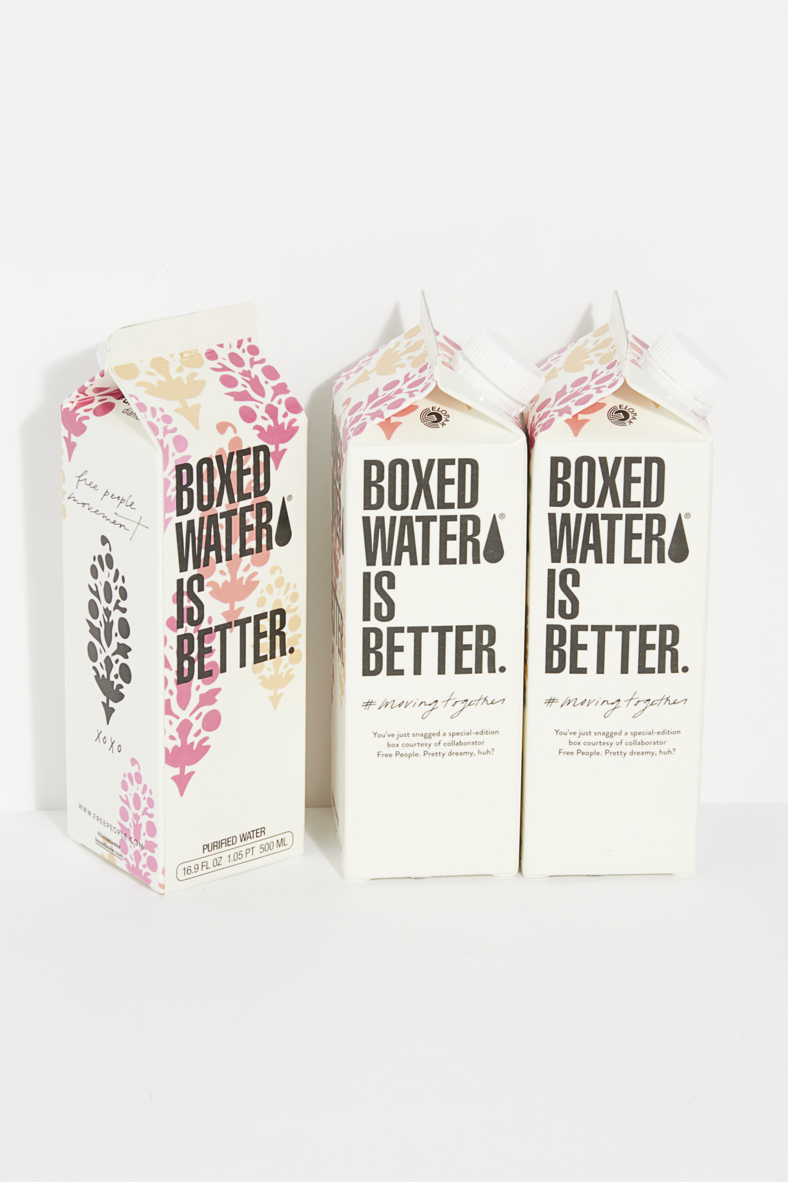 Free People x Boxed Water